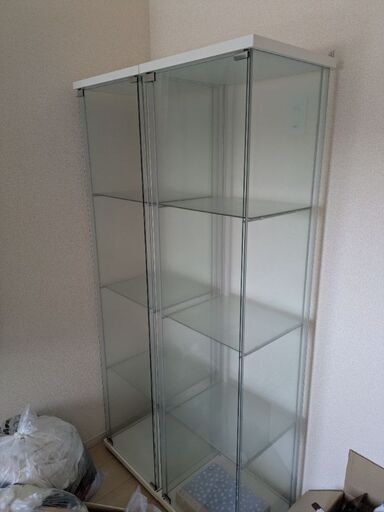 IKEA販売終了 ガラスキャビネット