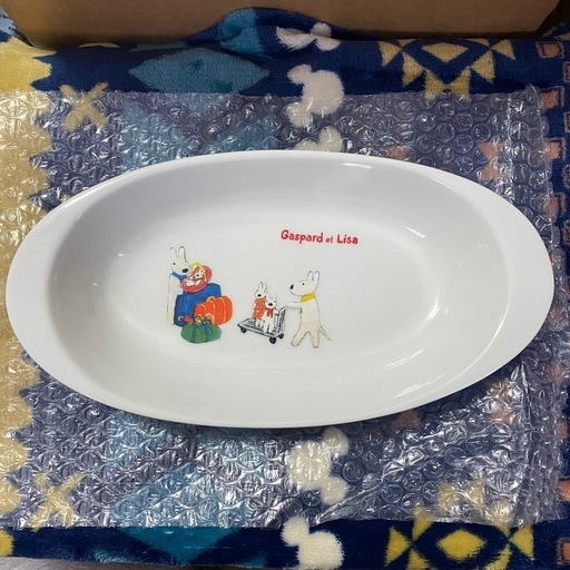 グラタン皿4枚セット　リサとガスパール