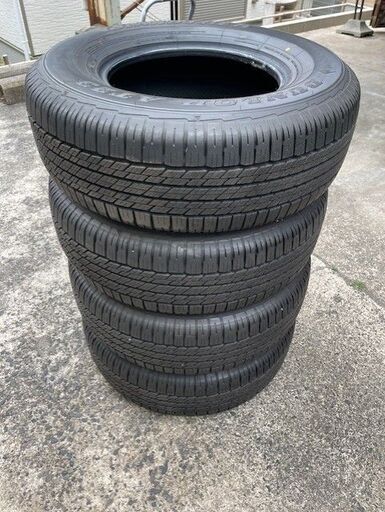 265/70R16 ダンロップGRANDTREK AT23 バリ山9分山以上！中古4本セット