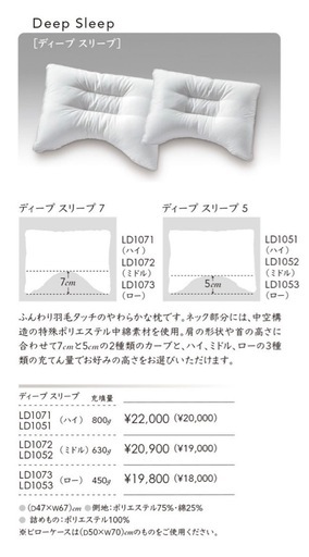 シモンズ　枕
