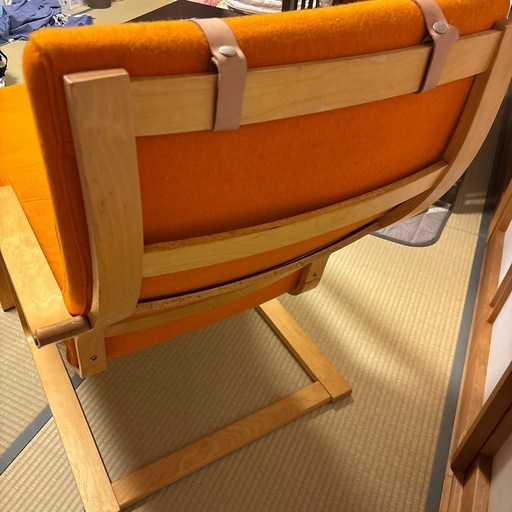IKEA オレンジ　チェア