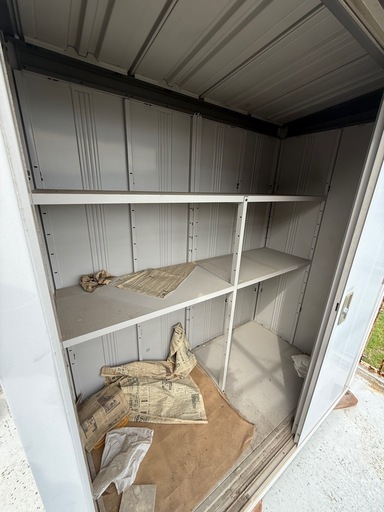 【引取限定/岡山市北区】イナバ物置 MBW-17 ※2階ベランダ設置・要解体搬出