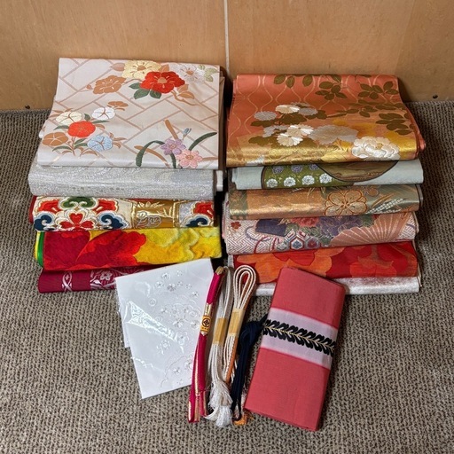 H_帯11点＋和装小物含め15点以上まとめ売り