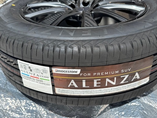 【新品未使用】アウトランダーPHEV/エクストレイル対応 18インチ 高級タイヤホイール4本 ALENZA