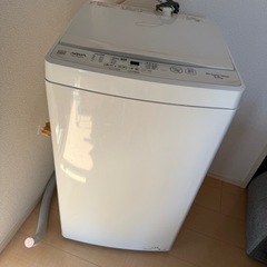 【美品】AQUA 洗濯機 5kg 一人暮らし用 AQW-S5E9 動作OKの画像