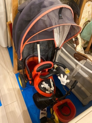 子ども三輪車、椅子