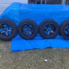 タイヤ　アルミホイルセット込みの画像