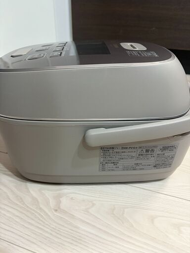 【美品】ZOJIRUSHI NW-PV10-TZ 圧力IH炊飯ジャー 炎舞炊き 5.5合炊き [グレイッシュブラウン]