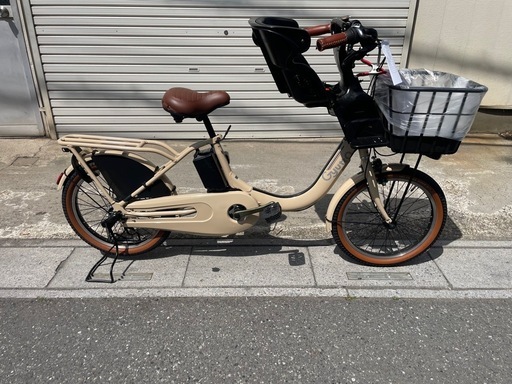 試乗?中古子供乗せ電動自転車 パナソニックギュットクルームFR 