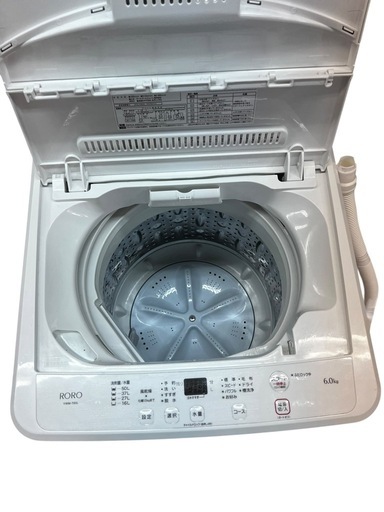 NO.2789 【2025年製】 ヤマダ 全自動電気洗濯機 YWM-T60L 6.0kg 生活 