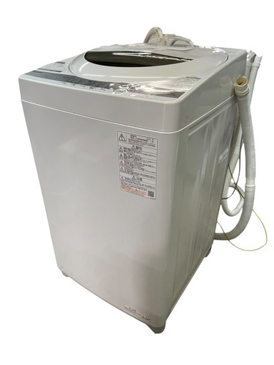 NO.2790 【2021年製】 TOSHIBA 全自動電気洗濯機 AW-5G9 5.0kg 生活家電 家電 洗濯機 中古