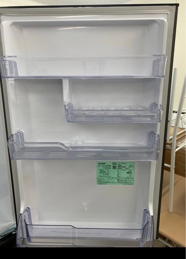 三菱 冷蔵庫 MR-C37H-W 365L 
