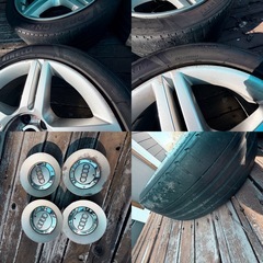 【アウディ純正】8E0601025AS 17インチ 4本 A4アバント装着 スタッドレス用にも PCD112 5穴 57.1の画像
