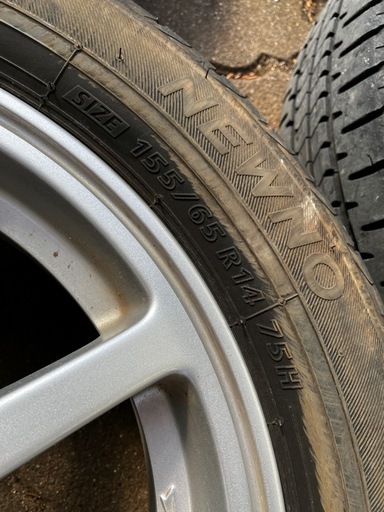 ダイハツ純正　タント LA600S アルミ タイヤ付 4本