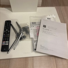 4K 液晶テレビ+テレビスタンドの画像