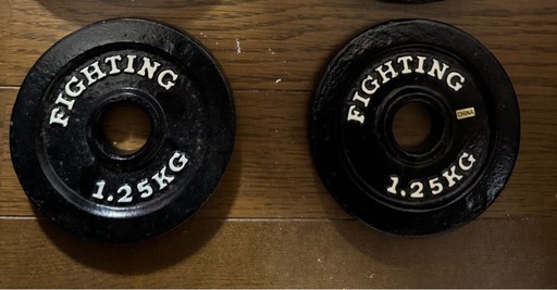 FIGHTING ROAD ファイティングロード ウェイト プレート 5kg 7.5kg 10kg 2.5kg 1.25kg ダンベル バーベル 総重量57.5kg