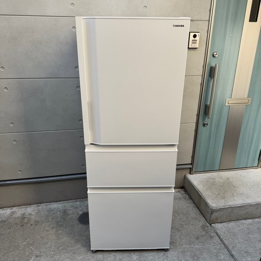253⭐️2024年製美品★東芝　冷蔵庫　大型　3ドア　自動製氷　ホワイト