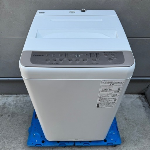 291⭐️2022年製美品★パナソニック　洗濯機　7KG 大型　一人暮らし 