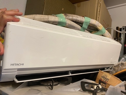 日立ルームエアコン2022製　室外機・備品フルセット♪