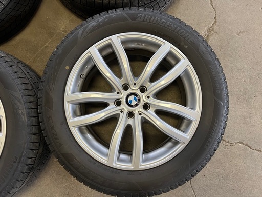 美品バリ山★225/55R18 ブリヂストン ブリザック VRX3 用ホイール 4本 18インチ 7.5J +51 5H 112 スタッドレスタイヤ U11 X1 U10 X2