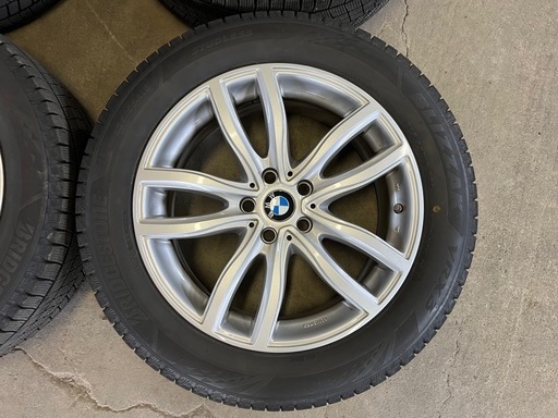 美品バリ山★225/55R18 ブリヂストン ブリザック VRX3 用ホイール 4本 18インチ 7.5J +51 5H 112 スタッドレスタイヤ U11 X1 U10 X2