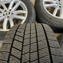 美品バリ山☆225/55R18 ブリヂストン ブリザック VRX3 BMW用ホイール 4 