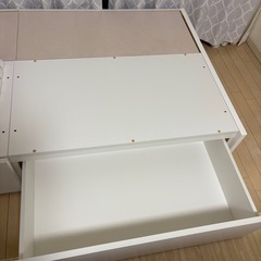 【決まりました】収納付シングルベッドお譲りします！の画像