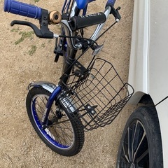 中古美品子供自転車18インチの画像
