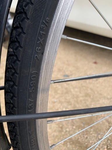 自転車26インチLEDライト