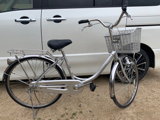 中古美品自転車26インチLEDライト