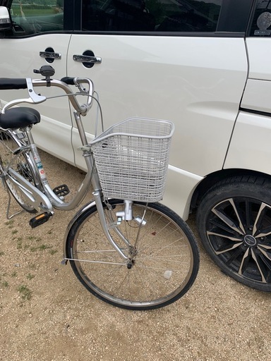 中古美品自転車26インチLEDライト