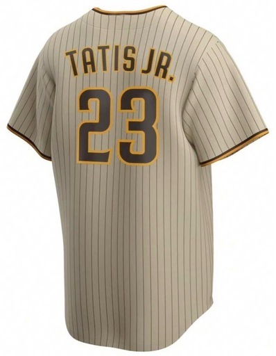 新品　タティスジュニア 23番 サンディエゴパドレス　レプリカユニフォーム タティスJr