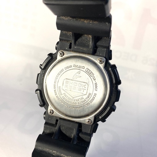 完働品　カシオ　G-SHOCK 「Camouflage Dial Series（カモフラージュダイアルシリーズ）」 のモデル、型番 GA-100CF 　定価20,350円