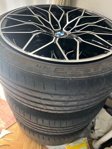 ホイール　FJB59 19x9.5 ＋38 5x120 72.6 mm 4本セット中古  ホイール PCD120 M3