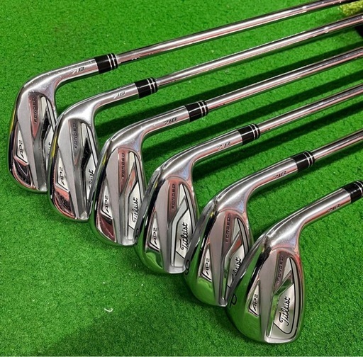 値下げ‼️タイトリスト718 AP2の綺麗な人気アイアン6本セット5〜P（S）です。