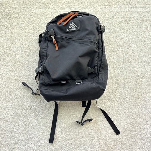 【美品】GREGORY ブラック デイパック　エクスカーションデイ