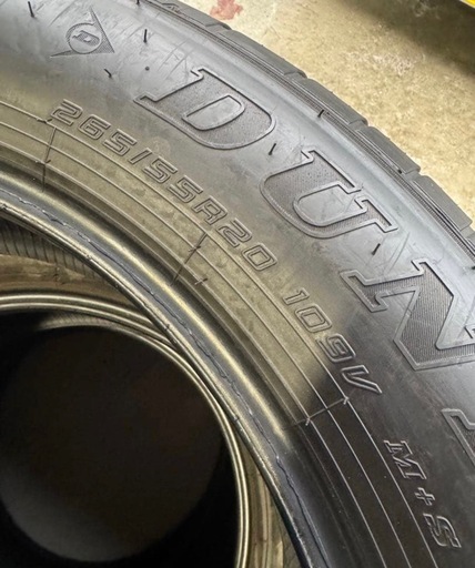 DUNLOP GRANDTREK 265/55R20 4本セット　ほぼ未使用品