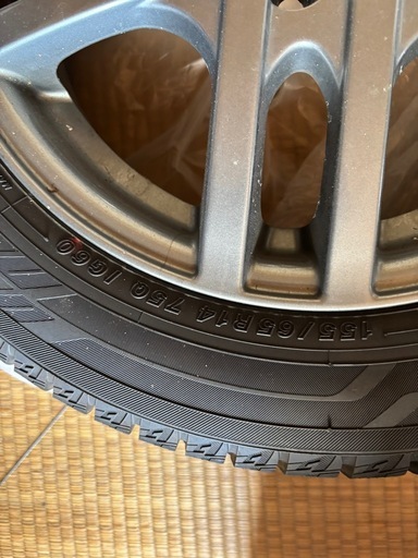 ★スタッドレスタイヤ　ホイールセット 155/65R14　PCD100/4H