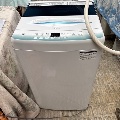 値引き　ハイアール縦型洗濯機　5.5kg 2023