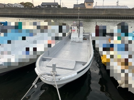 ヤマハ W23 4スト 60馬力 船検付き 係留可