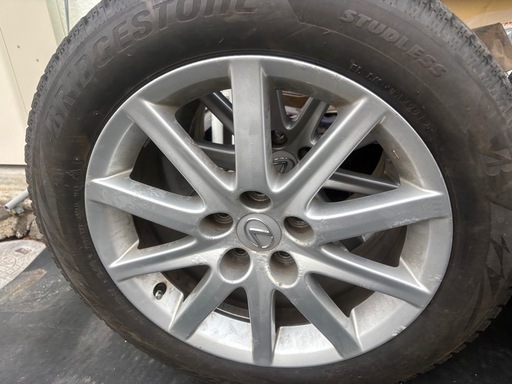 215/55r17 レクサス　GS 純正ホイール17インチ 7.5J +45 PCD114.3