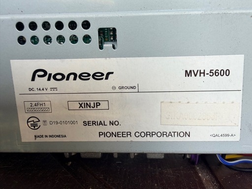 Pioneer MVH-5600  カーオーディ TS-G1010F スピーカー