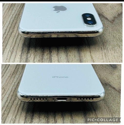 iPhoneX シルバー 256GB SIMフリー　新品バッテリー
