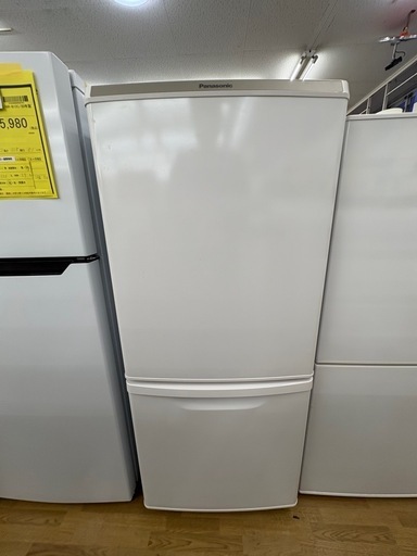 【ドリーム川西店御来店限定】☆ジモティー見たよ♪割引☆ パナソニック 2ドア冷蔵庫 NR-BW14DJ-W 138L 2021 動作確認/クリーニング済み 【99560000063280】