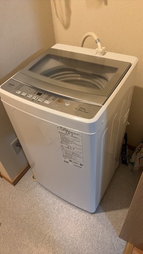 洗濯機 5kg AQUA (くま) 鷲別の生活家電《洗濯機》の中古あげます 
