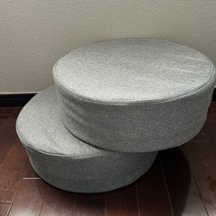 2個セット あぐらもかける厚型フロアクッション　の画像
