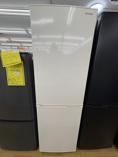 【ドリーム川西店御来店限定】☆ジモティー見たよ♪割引☆ アイリスオーヤマ IRSE-16A-CW 162L 2022 動作確認/クリーニング済み 【99560000057913】
