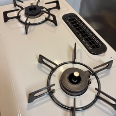 Rinnai【二口ガスコンロ】グリル付きの画像