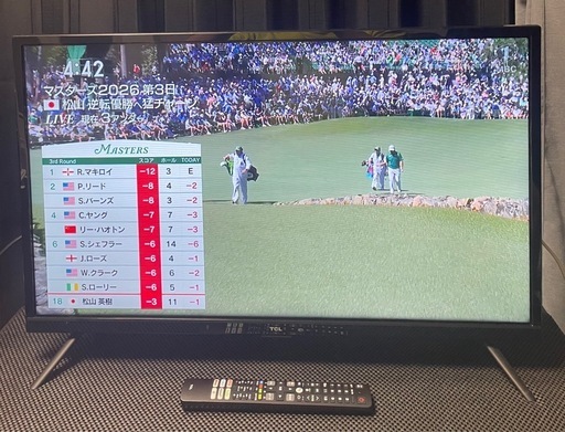 TCL:32型スマートテレビ/32S515 ［2021年製］×外付けHDDセット/録画出来ます‼️