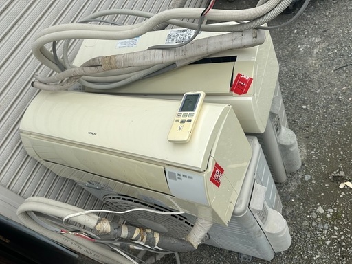 ルームエアコン　4/12取り外し　正常運転確認　ポンプダウン済
　　